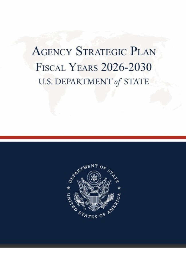 미 국무부 '2026-2030 전략 계획'